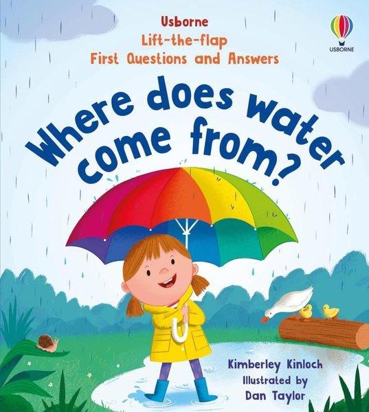 First Questions and Answers: Where does water come from? | Usborne (Ciltli) - Resim 1