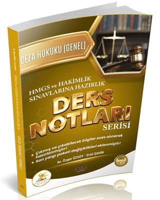 HUKAL HMGS - Hakimlik Ceza Hukuku Genel Hükümler Ders Notları | Savaş Yayınevi (Ciltsiz) - Resim 1