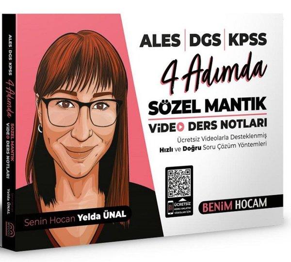 2021 KPSS - ALES - DGS 4 Adımda Sözel Mantık Video Ders Notları | Benim Hocam Yayınları (İnce Kapak) - Resim 1