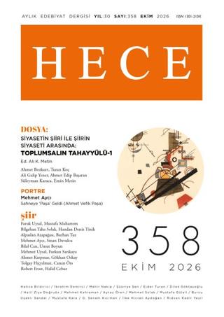 Hece Dergisi - Sayı 358 Ekim 2026 | Hece Dergisi (Ciltsiz) - Resim 1