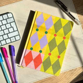 Form Noktalı Lüks Ciltli Notebook | Karavan Çocuk Yayınları - Resim 1