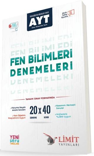 AYT Fen Bilimleri 20x40 Video Çözümlü Denemeleri