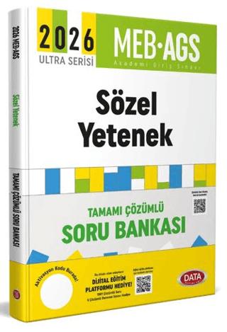 2026 AGS Ultra Serisi Sözel Yetenek (Türkçe) Soru Bankası - Karekod Çözümlü