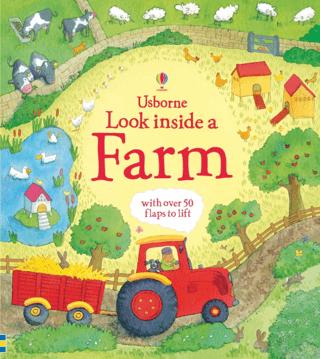Look Inside a Farm | Usborne (Ciltli) - Resim 1