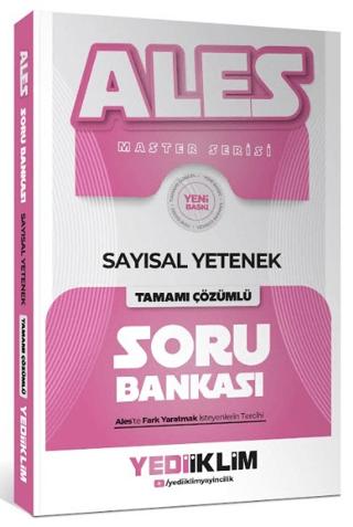 2027 ALES Sayısal Yetenek Tamamı Çözümlü Soru Bankası | Yediiklim Yayınları (Ciltsiz) - Resim 1