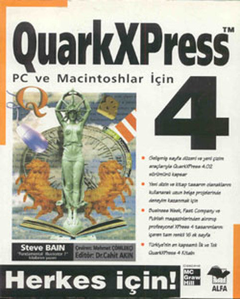 Quarkexpress 4 - Herkes İçin - Steve Bain kitap kapağı