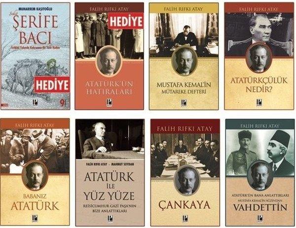 Atatürk Kitapları Seti - 8 Kitap Takım | Pozitif Yayıncılık (İnce Kapak) - Resim 1