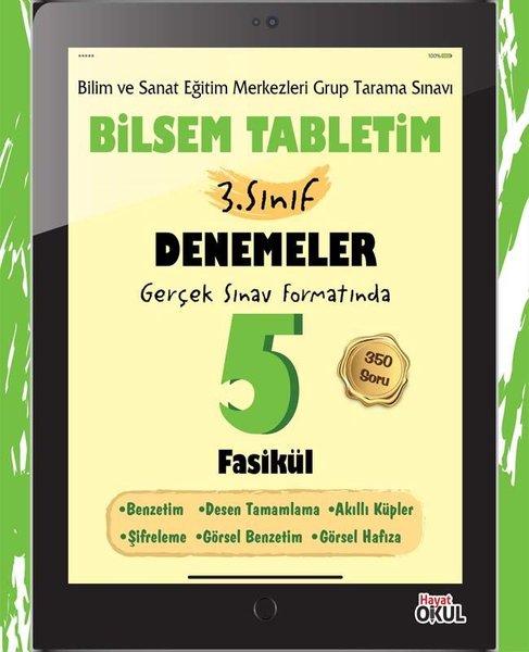 3.Sınıf Bilsem Tabletim - Denemeler | Hayat Okul (İnce Kapak) - Resim 1