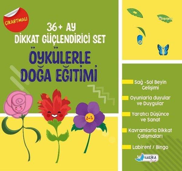 3 - 6 Yaş Öykülerle Doğa Eğitimi-36 + Ay Dikkat Güçlendirici Set | Harika Çocuk (İnce Kapak) - Resim 1