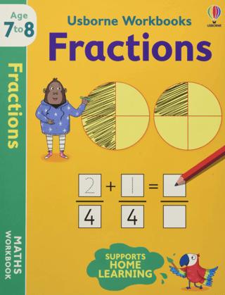 Usborne Workbooks Fractions 7-8 | Usborne (Ciltsiz) - Resim 1