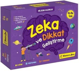 9-14 Yaş Zeka ve Dikkat Geliştirme Seti (Zeka Testleri, Okul ve Sınav Başarısı, Düşünme Becerileri, Problem Çözme) | Yükselen Zeka Yayınları (Ciltsiz) - Resim 1