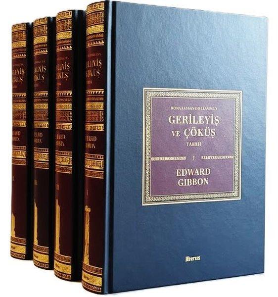 Roma İmparatorluğu'nun Gerileyiş ve Çöküş Tarihi Seti - Tam Metinli - 4 Kitap Takım | Liberus (Ciltli) - Resim 1