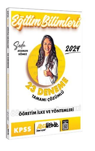 2024 KPSS Eğitim Bilimleri Öğretim İlke Ve Yöntemleri Tamamı Çözümlü 23 Deneme | HocaWebde Yayınları (Ciltsiz) - Resim 1