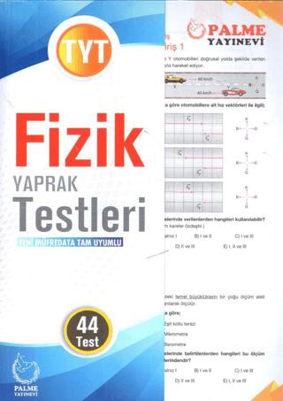 Palme Yaprak Test YKS TYT Fizik | Palme Yayınları (Ciltsiz) - Resim 1