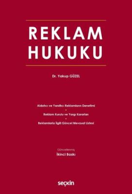 Reklam Hukuku - Yakup Güzel kitap kapağı