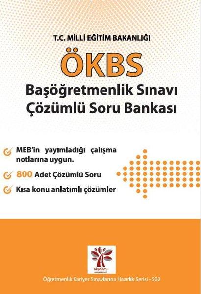 ÖKBS Başöğretmenlik Sınavı Çözümlü Soru Bankası | Akademi Consulting (İnce Kapak) - Resim 1