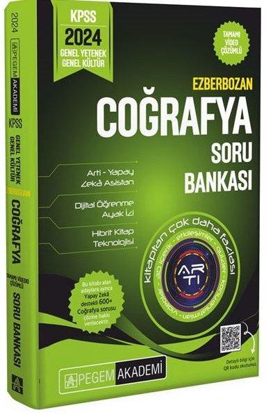 2024 KPSS Ezberbozan Genel Yetenek Genel Kültür Coğrafya Soru Bankası | Pegem Akademi Yayıncılık (İnce Kapak) - Resim 1