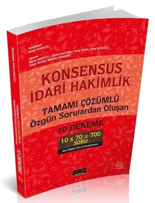 KONSENSUS İdari Hakimlik 10 Deneme | Savaş Yayınevi (Ciltsiz) - Resim 1