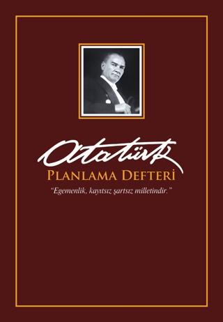 Gazi Paşa Bordo Planlama Defteri | Mor Kelebek - Resim 1