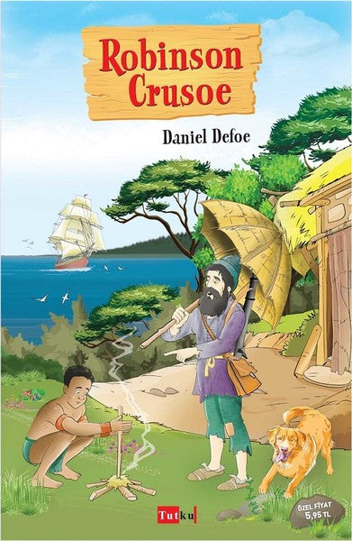Robinson Crusoe - Daniel Defoe kitap kapağı