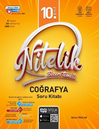 10. Sınıf Beceri Temelli Coğrafya Soru Kitabı | Nitelik Yayınları (Ciltsiz) - Resim 1