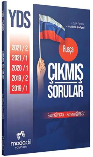 Modadil Rusça YDS Çıkmış Sorular Modadil Yayınları - Suat Gürcan kitap kapağı