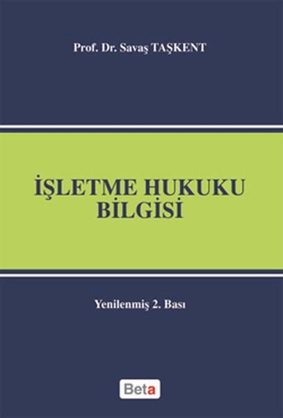 İşletme Hukuku Bilgisi | Beta Yayınları (İnce Kapak) - Resim 1