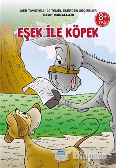 Eşek ile Köpek - Ezop kitap kapağı