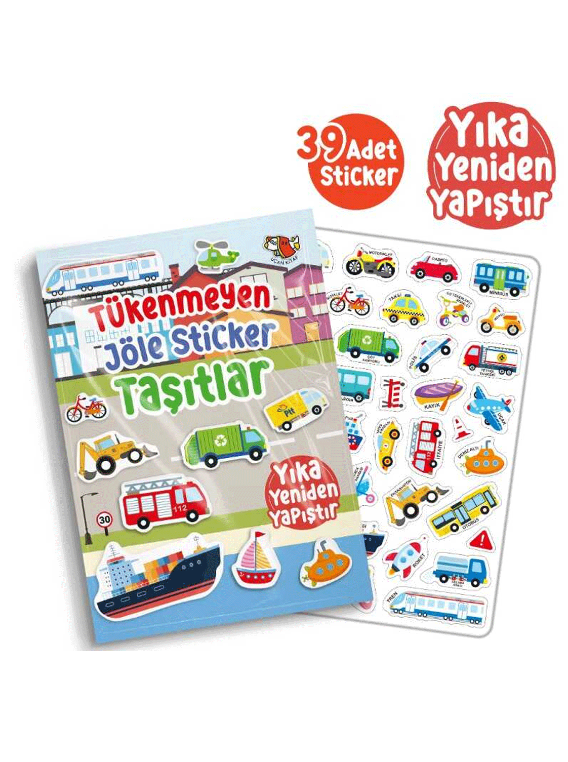 Tükenmeyen Jöle Sticker Taşıtlar - Komisyon kitap kapağı