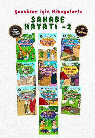 Sahabe-i Kiram Öyküleri - 2 10 Kitap Takım - Cuma Karakoç kitap kapağı