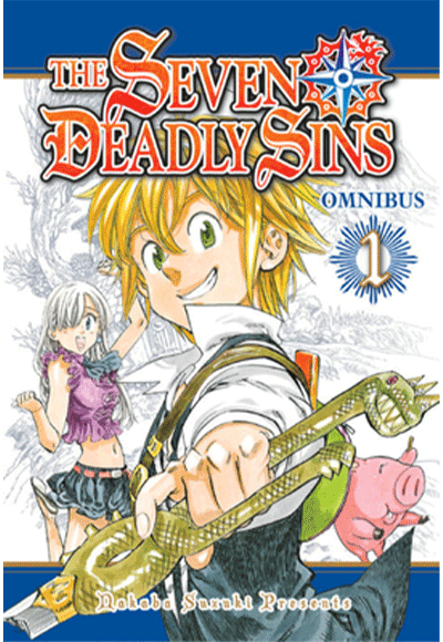 The Seven Deadly Sins Omnibus 1 Kodansha Comics - Nakaba Suzuki kitap kapağı