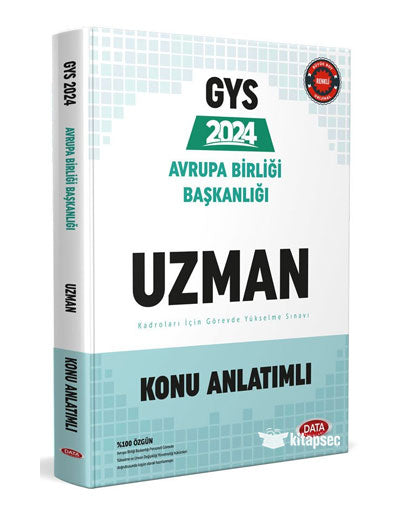 Avrupa Birliği Başkanlığı Uzman GYS Konu Anlatımlı - Data Komisyon kitap kapağı
