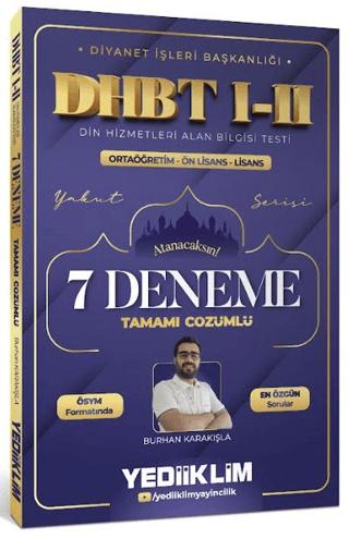 Diyanet İşleri Başkanlığı DHBT I-II Ortaöğretim - Önlisans - Lisans Tamamı Çözümlü 7 Deneme
