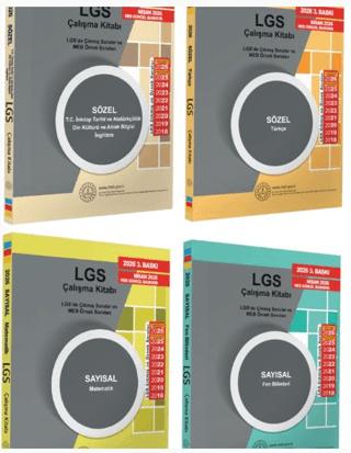 2026 8. Sınıf LGS MEB Örnek Soruları Sözel ve Sayısal Çalışma Kitabı 4’lü Set