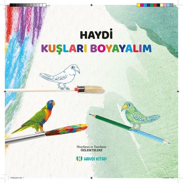 Haydi Kuşları Boyayalım | Haydi Kitap (İnce Kapak) - Resim 1