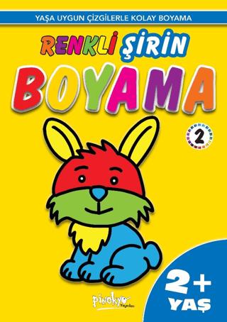 Renkli Şirin Boyama 2 2+ Yaş | Pinokyo Yayınları (Ciltsiz) - Resim 1