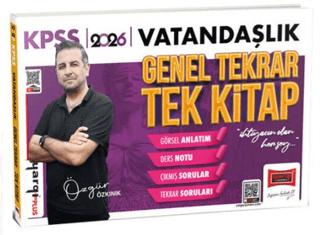2026 KPSS Vatandaşlık Genel Tekrar Tek Kitap | Yargı Yayınevi (Ciltsiz) - Resim 1