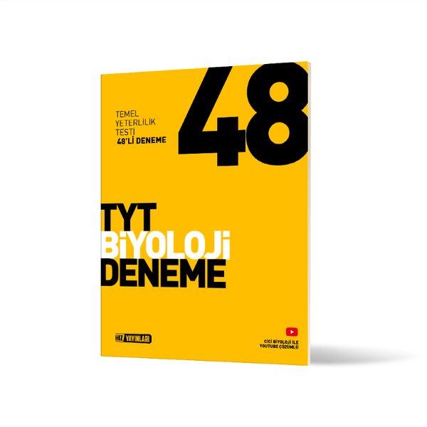 TYT Biyoloji 48'Li Deneme | Hız Yayınları (İnce Kapak) - Resim 1