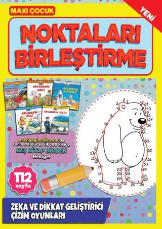 Maxi Çocuk Noktaları Birleştirme 7 | Maxi Yayıncılık (Ciltsiz) - Resim 1