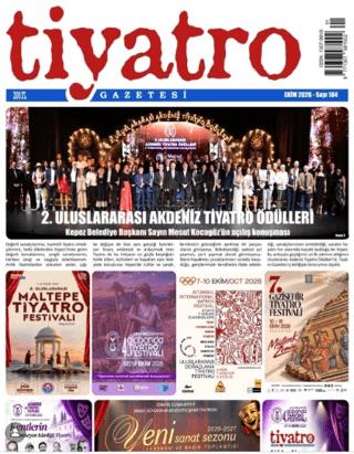 Tiyatro Gazetesi Sayı: 184 Ekim 2026 | Tiyatro Gazetesi (Ciltsiz) - Resim 1
