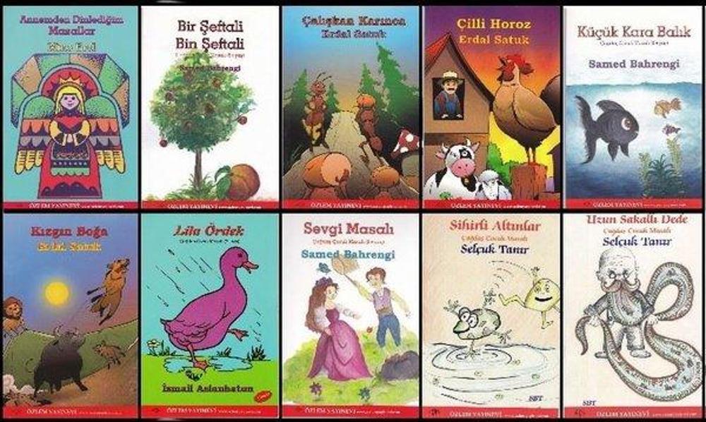 Sekiz Yaş Masal Kitapları Seti - 10 Kitap Takım | Özlem Yayınevi
