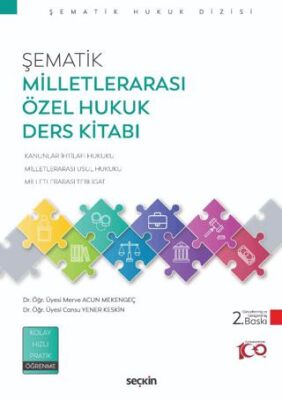 Şematik Milletlerarası Özel Hukuk Ders Kitabı - Cansu Yener Keskin kitap kapağı