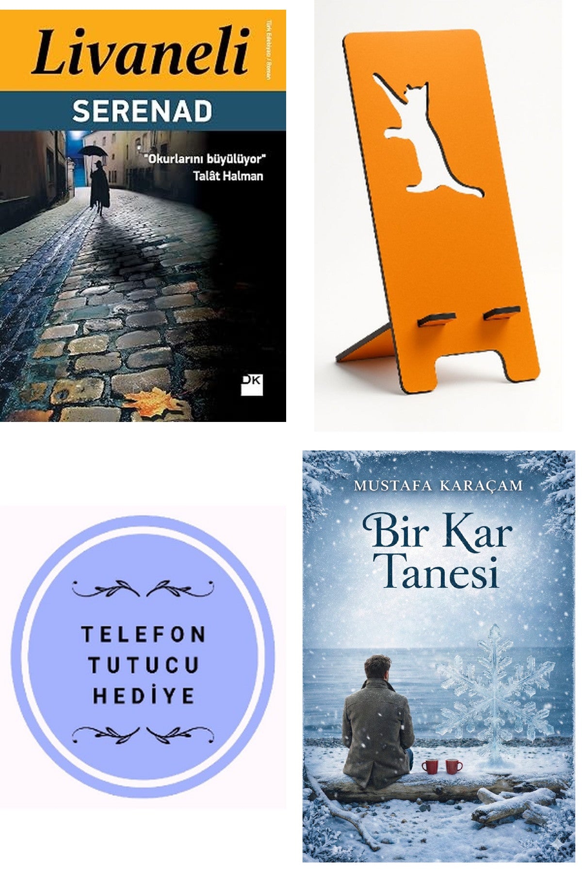 Serenad - Zülfü Livaneli + Telefon Tutucu + Bir Kar Tanesi kitap kapağı