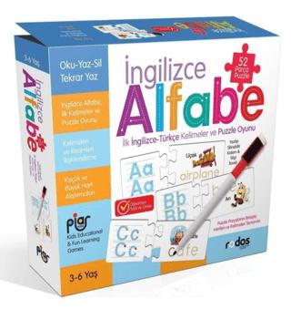 İngilizce Alfabe | Piar Kids (Ciltsiz) - Resim 1