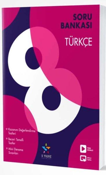 8.Sınıf Türkçe Soru Bankası | 5 Yıldız Yayınları (İnce Kapak) - Resim 1