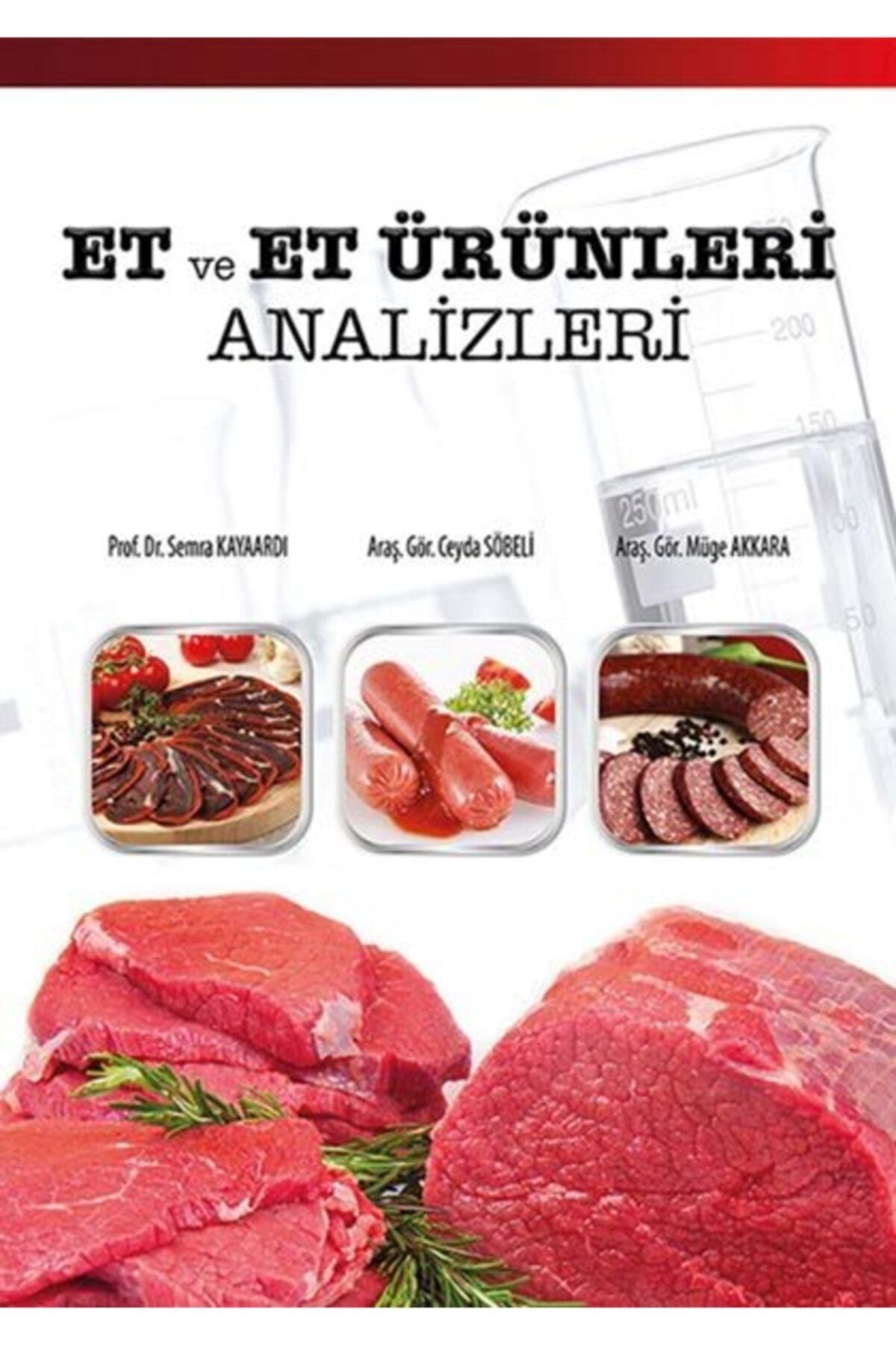 Sidas Yayınları Et Ve Et Ürünleri Analizleri - semra kayaardı kitap kapağı