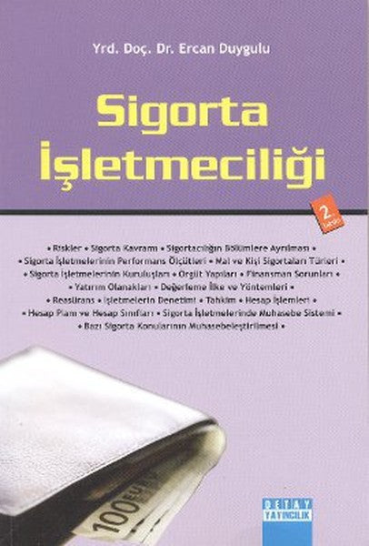Detay Yayıncılık Sigorta İşletmeciliği - Ercan Duygulu kitap kapağı