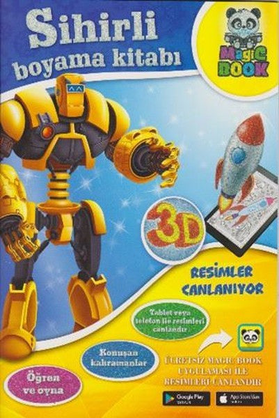 Sihirli Boyama Kitabı Artgekids - Kolektif kitap kapağı