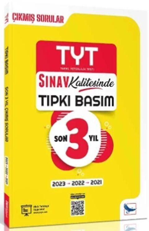 Sınav Kalitesinde TYT Son 3 Yıl Tıpkı Basım Çıkmış Soru ve Çözümleri Sınav Yayınları - Kolektif kitap kapağı