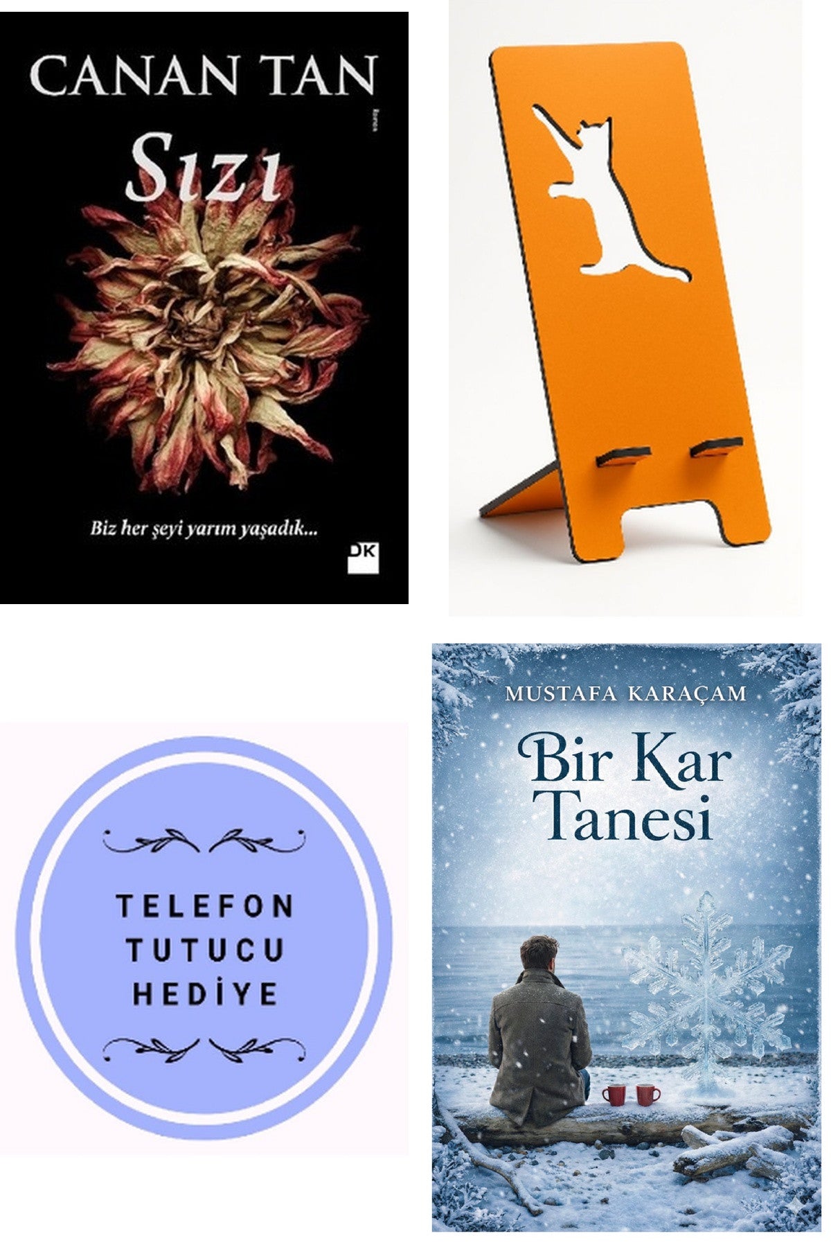 Sızı - Canan Tan + Telefon Tutucu + Bir Kar Tanesi kitap kapağı